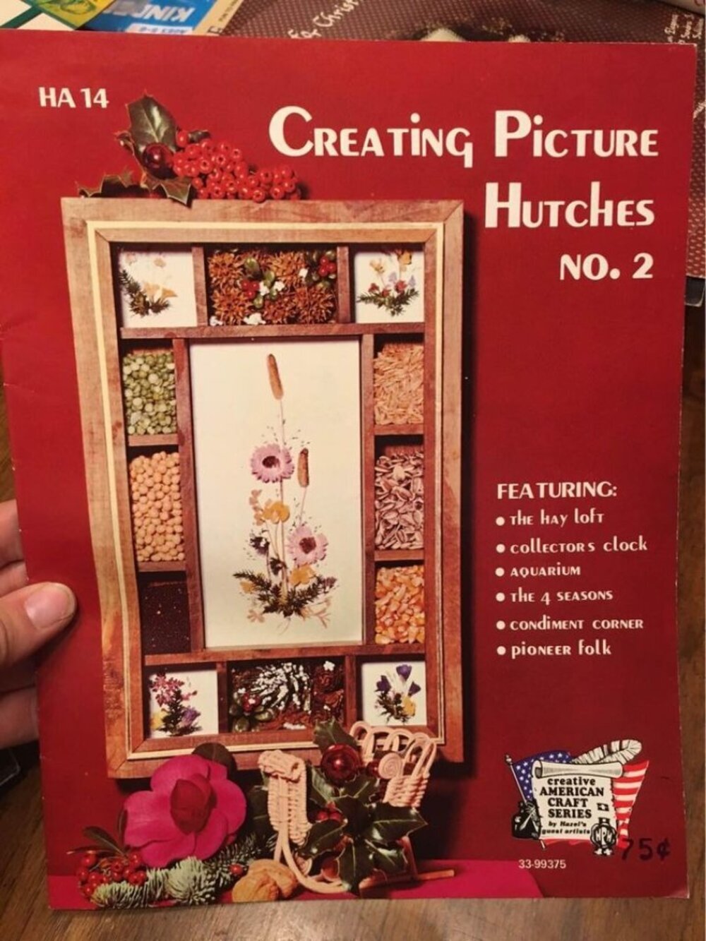 Vintage 1973 Creating Picture Hutches Craft Book